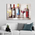 economico Quadri natura morta-pittura a olio fatta a mano dipinta a mano wall art mintura moderna astratta bottiglia di vino per la decorazione domestica arredamento tela arrotolata senza cornice non stirata