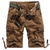 cheap Cargo Shorts-Men&#039;s Hiking Cargo Shorts Hiking Shorts Military Camo Outdoor 10&quot; Breathable Multi Pockets Sweat wicking Wear Resistance Shorts Knee Length Dark Green Red Cotton Work Hunting Fishing 29 30 31 32 34