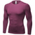cheap Running Tops-Men&#039;s Compression Shirt Running Shirt Long Sleeve Tee Tshirt Athletic Winter Spandex Breathable Quick Dry Sweat wicking Fitness Gym Workout Running Sportswear Activewear Solid Colored Navy Wine Red