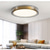 tanie Mocowania podtynkowe i częściowo podtynkowe-Oświetlenie sufitowe led 40/50 cm koło design światła do montażu podtynkowego metal artystyczny styl nowoczesny styl stylowe malowane wykończenia led nowoczesne 220-240v