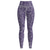 cheap Yoga Leggings &amp; Tights-Women&#039;s Leggings Sports Gym Leggings Yoga Pants Spandex Purple Winter Tights Leggings Floral Tummy Control Butt Lift Clothing Clothes Yoga Fitness Gym Workout Running / High Elasticity / Athletic