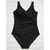 cheap One-piece swimsuits-Women&#039;s Swimwear One Piece Monokini Bathing Suits Plus Size Swimsuit Tummy Control Push Up Slim Solid Color Black Plunge Bathing Suits New Fashion Classic / Strap / Sports / Padded Bras / Strap