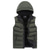 cheap Hiking Vests-Men&#039;s Hiking Vest Quilted Puffer Vest Winter Outdoor Thermal Warm Windproof Breathable Lightweight Outerwear Winter Jacket Trench Coat Skiing Fishing Climbing Black khaki Dark Blue Red Army Green