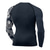 cheap Running Tops-21Grams® Men&#039;s Long Sleeve Compression Shirt Running Shirt Skull Top Athletic Athleisure Spandex Breathable Quick Dry Moisture Wicking Fitness Gym Workout Running Active Training Exercise