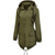 cheap Outdoor Jackets-Women&#039;s Hiking Raincoat Waterproof Hiking Jacket Rain Jacket Winter Outdoor Thermal Warm Waterproof Windproof Breathable Outerwear Coat Top Fishing Climbing Casual Black Navy Blue Dark Green Green