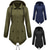 cheap Outdoor Jackets-Women&#039;s Hiking Raincoat Waterproof Hiking Jacket Rain Jacket Winter Outdoor Thermal Warm Waterproof Windproof Breathable Outerwear Coat Top Fishing Climbing Casual Black Navy Blue Dark Green Green