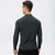cheap Running Tops-Men&#039;s Long Sleeve Running Shirt Half Zip Tee Tshirt Top Athletic Winter Breathable Quick Dry Lightweight Fitness Gym Workout Running Jogging Training Sportswear Solid Colored Dark Grey White Black