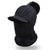 billiga Klädesaccessoarer-stickad hatt vintermössa halsduk set visir för män kvinnor varm tjock hatt för utomhuscamping vandring ski skull skidmössa med visir