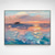 cheap Landscape Paintings-Oil Painting Handmade Hand Painted Wall Art Modern Seascape Sunrise Abstract Picture Home Decoration Decor Rolled Canvas No Frame Unstretched