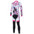economico Set di abbigliamento da donna-Per donna Maglia da ciclismo con salopette Manica Lunga Mountain Bike MTB Ciclismo su strada Estate Primavera Rosso / Bianco Nero / Rosso Motivo Floreale Bicicletta Cuscinetto 3D Asciugatura Rapida