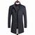 cheap Men&#039;s Trench Coat-Men&#039;s Winter Coat Wool Coat Overcoat Street Business Winter Woolen Thermal Warm Outerwear Clothing Apparel Casual Solid Color Pocket Stand Collar Single Breasted