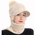זול אביזרי לבוש לטיולים-כובע סרוג חורף כובע צעיף מכסה לגברים נשים כובע עבה חם לקמפינג חיצוני טיולי גולגולת סקי כובע סקי עם מצחייה