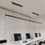 cheap Pendant Lights-80/100 cm Line Design Pendant Light Dining room Office chandelier Aluminum Painted Finishes Modern 110-240 V