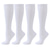 Χαμηλού Κόστους Κάλτσες Ποδηλασίας-Κάλτσες συμπίεσης Κοντές Κάλτσες Αθλητικές κάλτσες Ανδρικά Γυναικεία Ποδήλατο / Ποδηλασία Διατηρείτε Ζεστό Γρήγορο Στέγνωμα Αναπνέει 4 ζεύγη Καφέ 4