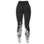 cheap Yoga Leggings &amp; Tights-Women&#039;s Leggings Sports Gym Leggings Yoga Pants Spandex Dark Gray Cropped Leggings Floral Tummy Control Butt Lift Clothing Clothes Yoga Fitness Gym Workout Running / High Elasticity / Athletic