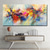economico Quadri astratti-pittura a olio fatta a mano dipinta a mano arte della parete astratta rosso e giallopaesaggio marino paesaggio decorazione della casa arredamento tela arrotolata senza cornice non stirata