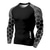 cheap Running Tops-21Grams Men&#039;s Compression Shirt Running Shirt Long Sleeve Top Athletic Winter Spandex Breathable Moisture Wicking Soft Fitness Gym Workout Running Sportswear Activewear Dark Grey Black