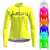cheap Cycling Jerseys-OUKU Women&#039;s Cycling Jersey Long Sleeve Mountain Bike MTB Road Bike Cycling Graphic Heart Shirt White Green Yellow Breathable Quick Dry Moisture Wicking Sports Clothing Apparel / Stretchy