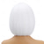 abordables Pelucas de personajes de películas-Pelucas de cosplay Negro Blanco Color Mezclado Recto Pelo sintético Corta pelucas Mujer pelucas Para la fiesta