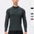 cheap Running Tops-Men&#039;s Long Sleeve Running Shirt Half Zip Tee Tshirt Top Athletic Winter Breathable Quick Dry Lightweight Fitness Gym Workout Running Jogging Training Sportswear Solid Colored Dark Grey White Black