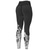 cheap Yoga Leggings &amp; Tights-Women&#039;s Leggings Sports Gym Leggings Yoga Pants Spandex Dark Gray Cropped Leggings Floral Tummy Control Butt Lift Clothing Clothes Yoga Fitness Gym Workout Running / High Elasticity / Athletic