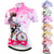 economico Maglie da donna-Per donna Maglia da Ciclismo A Motivi Motivo Floreale Fiore Manica Corta Bicicletta Maglia Top con 3 tasche posteriori Mountain Bike MTB Ciclismo su strada Asciugatura Rapida Tasca Posteriore