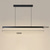 cheap Pendant Lights-80/100 cm Line Design Pendant Light Dining room Office chandelier Aluminum Painted Finishes Modern 110-240 V