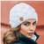 Недорогие Аксессуары для походной одежды-вязаные шапки-бини походная шапка для женщин мужская лыжная кепка с флисовой подкладкой зимняя шапка с напуском походный отдых на лыжах алмазная решетка грубая вязальная игла шапка зимняя шапка