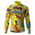 cheap Cycling Jerseys-OUKU Men&#039;s Cycling Jersey Long Sleeve Mountain Bike MTB Road Bike Cycling Cartoon Graphic 3D Shirt Yellow Breathable Quick Dry Moisture Wicking Sports Clothing Apparel / Stretchy / Athleisure