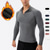 cheap Running Tops-Men&#039;s Long Sleeve Compression Shirt Running Shirt Half Zip Sweatshirt Top Athletic Winter Breathable Quick Dry Lightweight Fitness Gym Workout Running Jogging Training Sportswear Solid Colored Dark