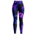 cheap Yoga Leggings &amp; Tights-Women&#039;s Leggings Sports Gym Leggings Yoga Pants Spandex Purple Cropped Leggings Floral Tummy Control Butt Lift Clothing Clothes Yoga Fitness Gym Workout Running / High Elasticity / Athletic