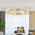 cheap Pendant Lights-40/60 cm Circle Design Pendant Light Metal Modern Style Stylish Floral Style Electroplated Painted Finishes LED Nordic Style 220-240V
