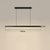 cheap Pendant Lights-80/100 cm Line Design Pendant Light Dining room Office chandelier Aluminum Painted Finishes Modern 110-240 V