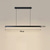 cheap Pendant Lights-80/100 cm Line Design Pendant Light Dining room Office chandelier Aluminum Painted Finishes Modern 110-240 V