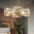 cheap Pendant Lights-40/60 cm Circle Design Pendant Light Metal Modern Style Stylish Floral Style Electroplated Painted Finishes LED Nordic Style 220-240V