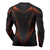 cheap Running Tops-21Grams® Men&#039;s Long Sleeve Compression Shirt Running Shirt Geometry Top Athletic Athleisure Spandex Breathable Quick Dry Moisture Wicking Fitness Gym Workout Running Active Training Exercise