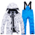 Χαμηλού Κόστους Ρούχα Σκι-ARCTIC QUEEN Αγορίστικα Κοριτσίστικα Μπουφάν με παντελόνι για σκι Στολή για σκι Εξωτερική Χειμώνας Διατηρείτε Ζεστό Αδιάβροχη Αντιανεμικό Αναπνέει Αποσπώμενη κουκούλα Κοστούμι χιονιού Ρούχα σύνολα για