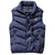 cheap Hiking Vests-Men&#039;s Hiking Vest Quilted Puffer Vest Down Vest Winter Outdoor Thermal Warm Packable Breathable Lightweight Winter Jacket Trench Coat Top Skiing Hunting Fishing Yellow Red Navy Blue Gray Black