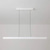 cheap Pendant Lights-80/100 cm Line Design Pendant Light Dining room Office chandelier Aluminum Painted Finishes Modern 110-240 V
