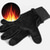 Недорогие Перчатки для велоспорта-Зима Зимние Перчатки для велосипедистов Перчатки для сенсорного экрана Противозаносный Водонепроницаемость С защитой от ветра Сохраняет тепло Полный палец Спортивные перчатки Флис Черный Серый для