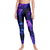 cheap Yoga Leggings &amp; Tights-Women&#039;s Leggings Sports Gym Leggings Yoga Pants Spandex Purple Cropped Leggings Floral Tummy Control Butt Lift Clothing Clothes Yoga Fitness Gym Workout Running / High Elasticity / Athletic