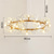cheap Pendant Lights-40/60 cm Circle Design Pendant Light Metal Modern Style Stylish Floral Style Electroplated Painted Finishes LED Nordic Style 220-240V