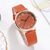voordelige Quartz-horloges-Moederdag cadeau voor vrouwen horloge luxe casual kwarts legering horloge dames mode stijlvolle roestvrijstalen wijzerplaat casual armband leer polshorloge