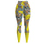 cheap Yoga Leggings &amp; Tights-Women&#039;s Leggings Sports Gym Leggings Yoga Pants Spandex Yellow Cropped Leggings Graphic Tummy Control Butt Lift Clothing Clothes Yoga Fitness Gym Workout Running / High Elasticity / Athletic