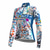 abordables Maillots pour femmes-Femmes Maillot de cyclisme Graffiti Drôle manche longue Cyclisme Maillot Top avec 3 poches arrière VTT Vélo tout terrain Cyclisme sur route Séchage Rapide Bandes réfléchissantes Poche Arrière