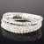 economico Braccialetti-Bracciale Elasticizzato in Cristallo Donne Design Unico Gioielli di Moda Argento Per Festa di Matrimonio Casual Quotidiano Mascherata Festa di Fidanzamento Placcato Argento Imitazione Diamante Vari