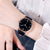 voordelige Quartz-horloges-Moederdag cadeau voor vrouwen horloge luxe casual kwarts legering horloge dames mode stijlvolle roestvrijstalen wijzerplaat casual armband leer polshorloge