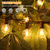 cheap Plug String Lights-Elegant Wedding Reception Party Outdoor String Lights 7.62M 25ft G40 Bulbs Outdoor Wedding Decoration Backyard Bistro Patio Balcony Home Decoration 7W Globe Light String 220-240V