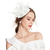 cheap Fascinators-Fascinators Headpiece Tulle Tea Party Horse Race Ladies Day Elegant Retro With Feather Flower Headpiece Headwear dress to impress Race Day Dress