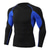 cheap Running Tops-Men&#039;s Compression Shirt Running Shirt Patchwork Long Sleeve Base Layer Athletic Athleisure Winter Breathable Quick Dry Sweat wicking Running Jogging Training Sportswear Activewear Patchwork Black